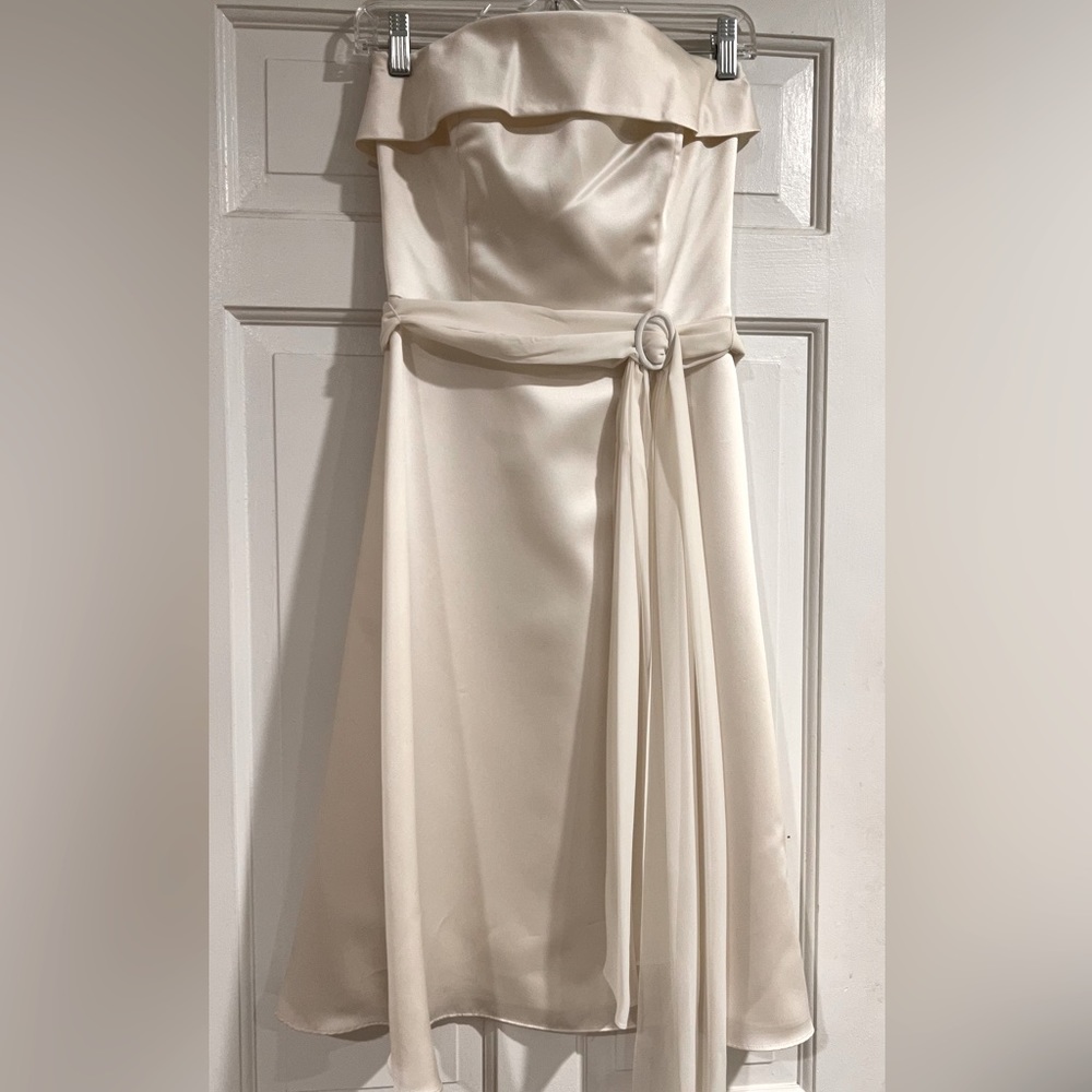 White House Black Market Ivory Dress + Jacket